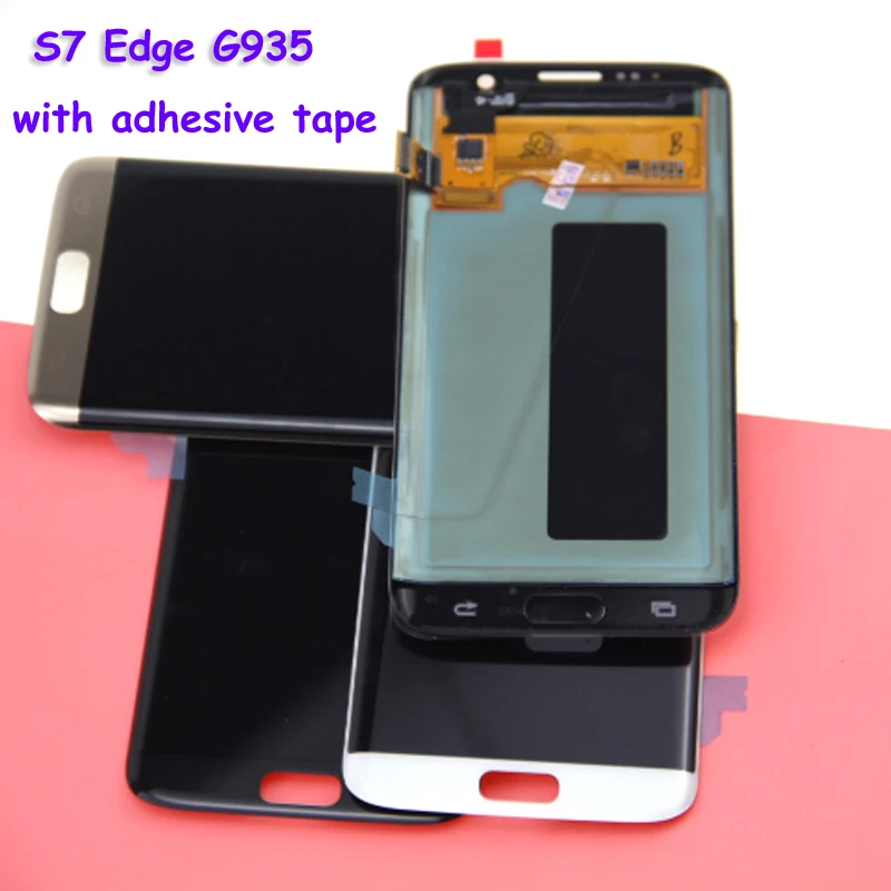 Новый ЖК-дисплей + сенсорная панель для Galaxy S7 Edge G935 ремонт замена аксессуары |