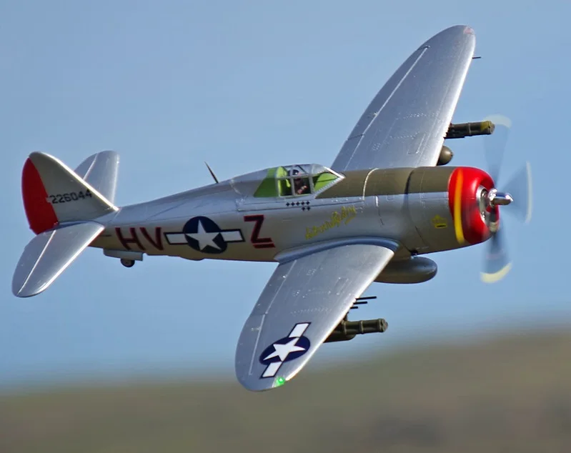 FMS 980 мм P47 P 47 Thunderbolt 6CH с закрытиями убирает 3S EPO PNP радиоуправляемый самолет Warbird