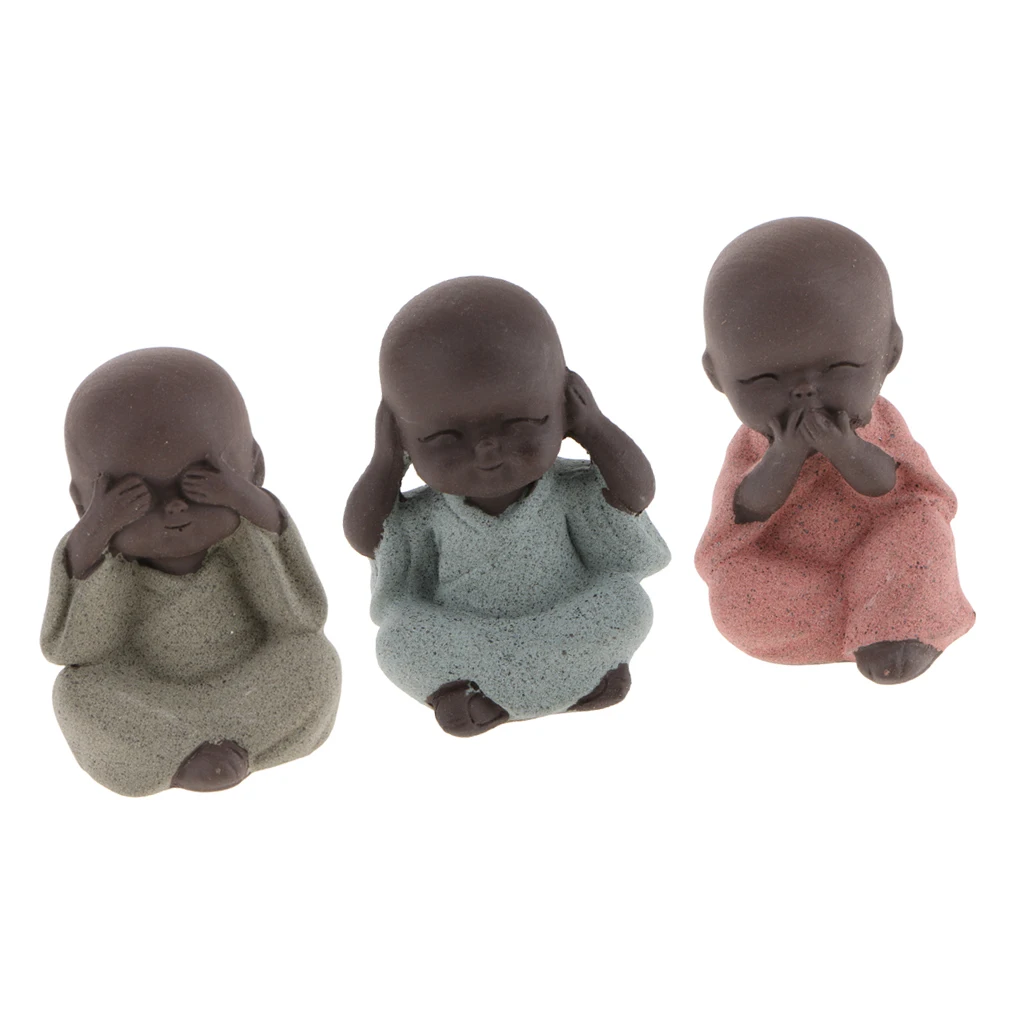 3 шт. традиционная керамика монах орнамент чай домашнее животное кунг фу