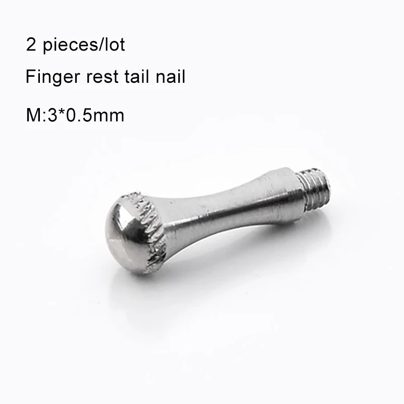 2pieces/lot Removable Finger Rest Stainless Steel Hair Scissor Parts Tail Nail Clavo De Cola M:3*0.5mm