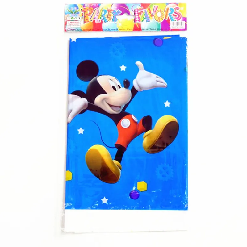 Mickey Вечерние детские украшения на день рождения 108*180 см, Мстители, Тролль, единорог, принцесса, Минни, Микки, Моана, вечерние скатерти, принадлежности для мальчиков и девочек - Цвет: Mickey
