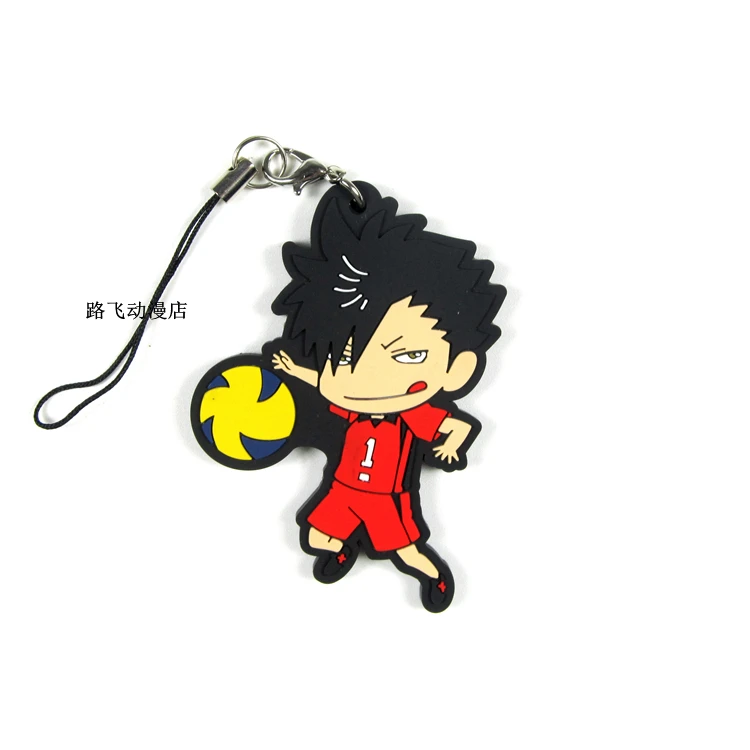 Аниме модель Haikyuu фигурка Хината Shoyo Tanaka Ryunosuke Takeda Iitetsu Sugawara Koushi резиновый брелок