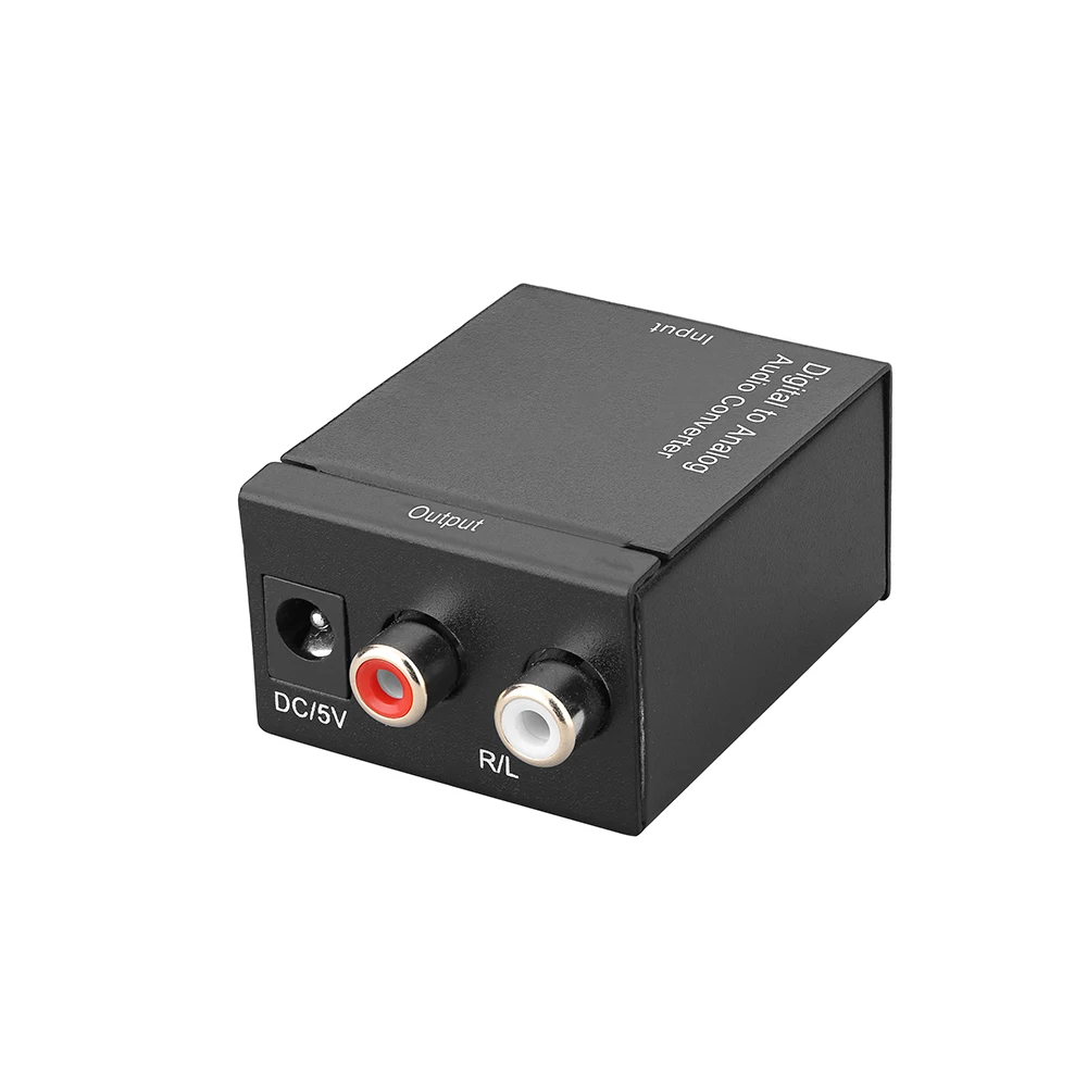 Аналогово-цифровой аудио адаптер, аналоговый стерео-Цифровой оптический коаксиальный аудио преобразователь-частота дискретизации 48 кГц-S/PDIF & TOSLink
