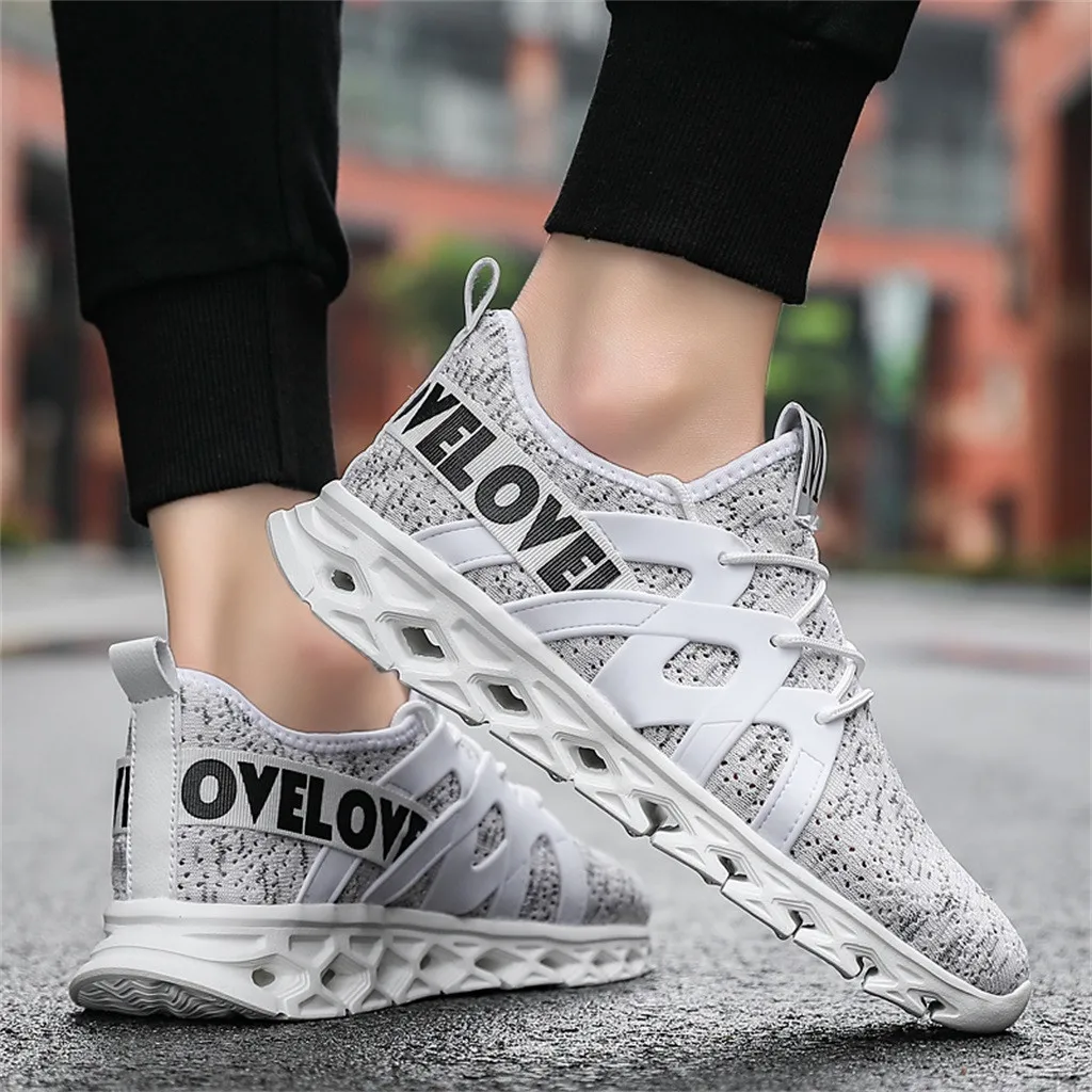 Спортивная обувь мужские кроссовки с буквенным принтом мужская повседневная