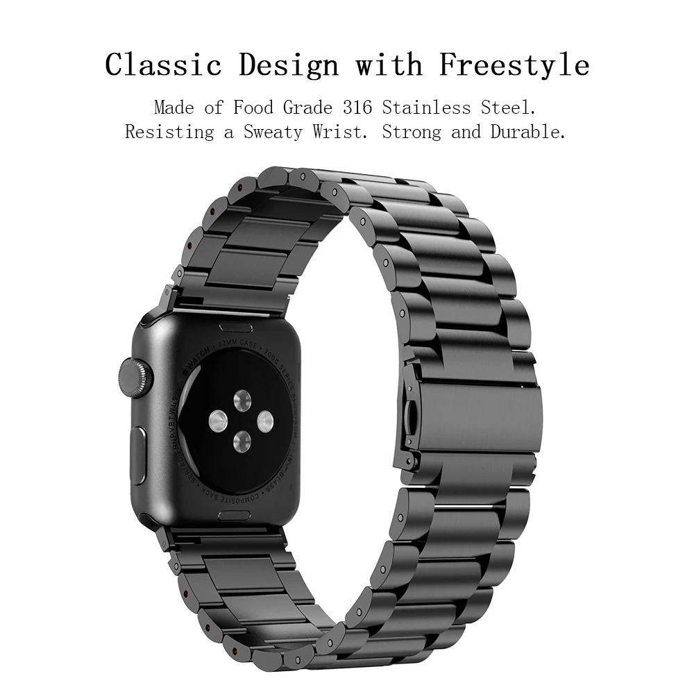 Ремешок для часов HOCO из нержавеющей стали apple Watch 42 мм сменный ремешок iwatch serise 2 3 4 5