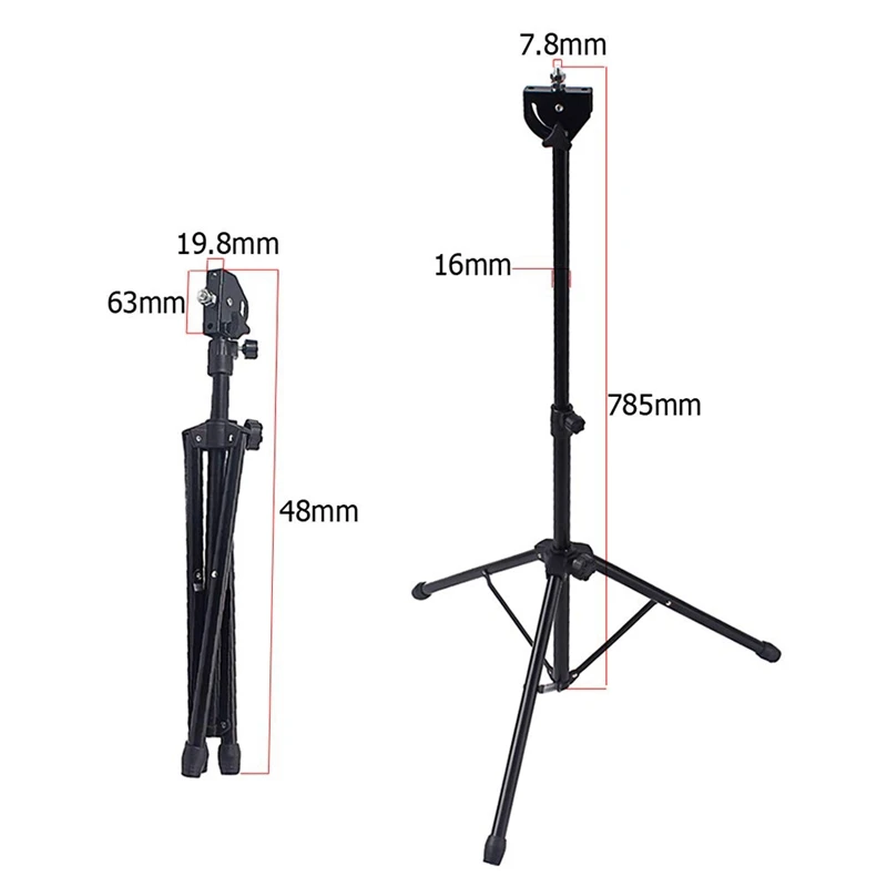 8 дюймовая Регулируемая металлическая подставка для штатива Dumb Drum Stand