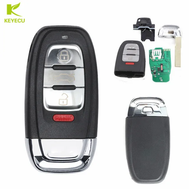 Запасная деталь KEYECU для Audi A1 A3 A4 S4 S5 Q3 Q5 SQ5 RS5 TT Quattro FCC ID: iyzsbfb802 2 шт.|Ключ от авто| |