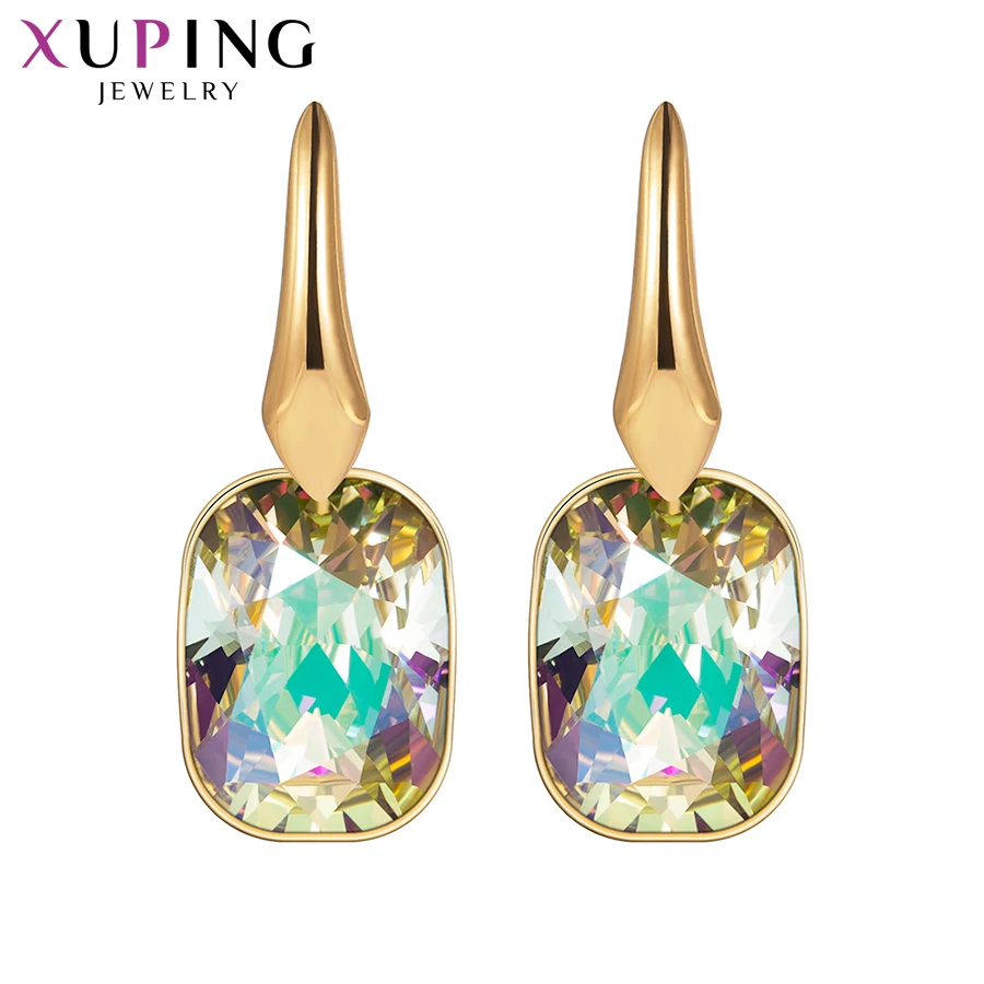 Xuping ювелирные изделия Роскошные обручи серьги кристаллы от Swarovski Бесплатный подарок упаковка на День Матери подарки для женщин девочек S150-20555