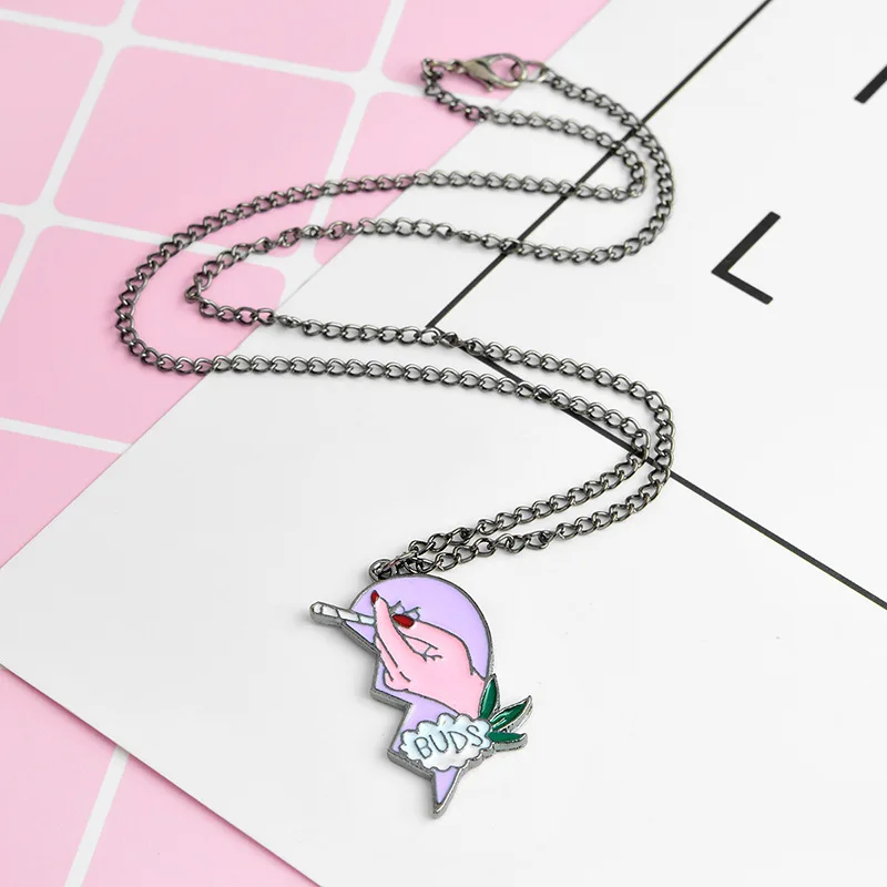 Креативное модное ожерелье 2 шт./компл. лучший друг розовое сердце кулон в виде