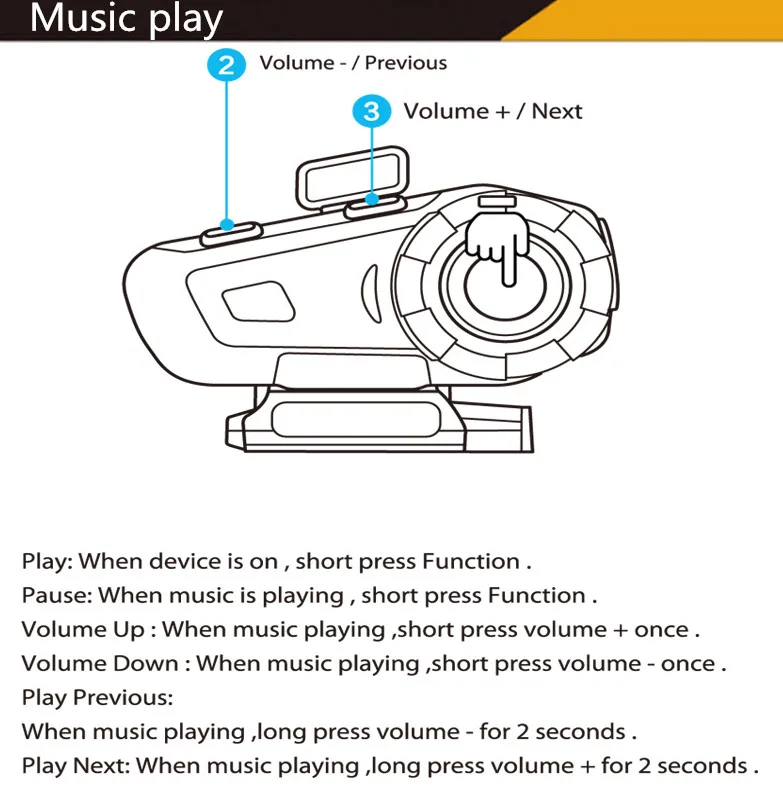 MORNYSTAR M6 800 м Мотоциклетный Bluetooth шлем гарнитура MP3 FM Голосовая команда проводной до 2 способ радио громкой связи BT переговорные
