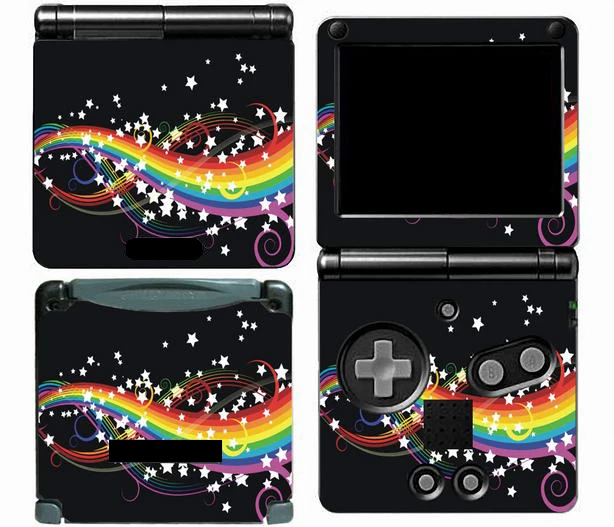 Радужный мост 017 виниловые наклейки для кожи протектор Nintendo GameBoy Advance GBA SP |