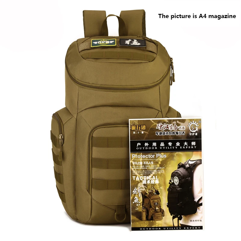 Высокое качество 40L военный тактический рюкзак Молл Водонепроницаемый Mochila Militar