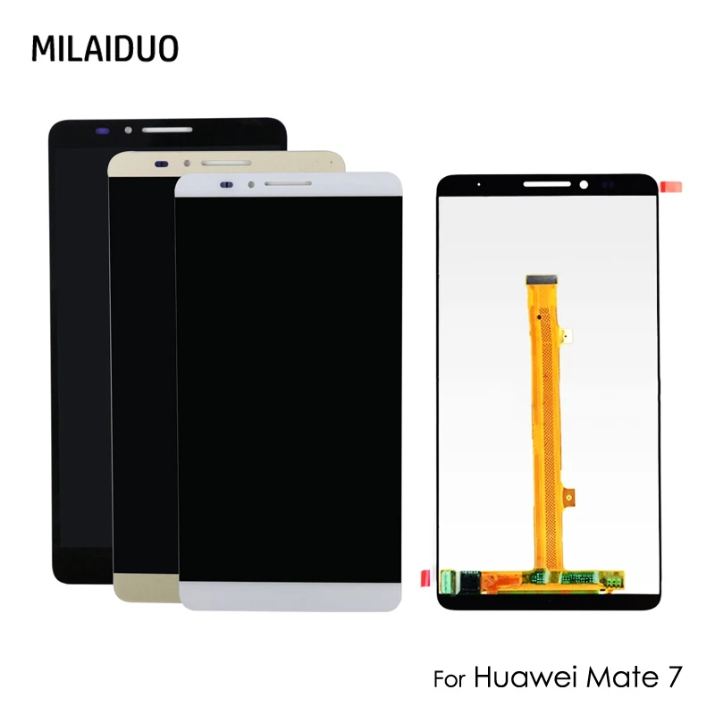 ЖК дисплей для HUAWEI Ascend mate 7 MT7 L09 TL10 сенсорный экран дигитайзер полная сборка