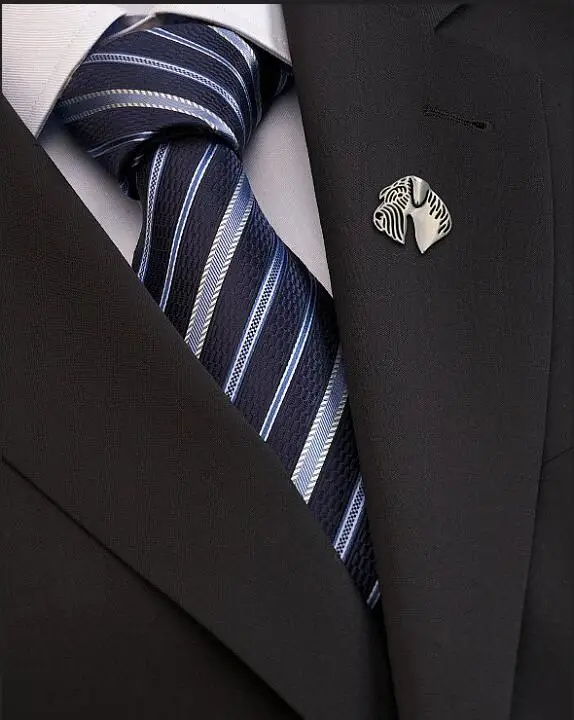 Гигантская Шнауцер ручной работы (натуральные ушки) брошь для собак подарок