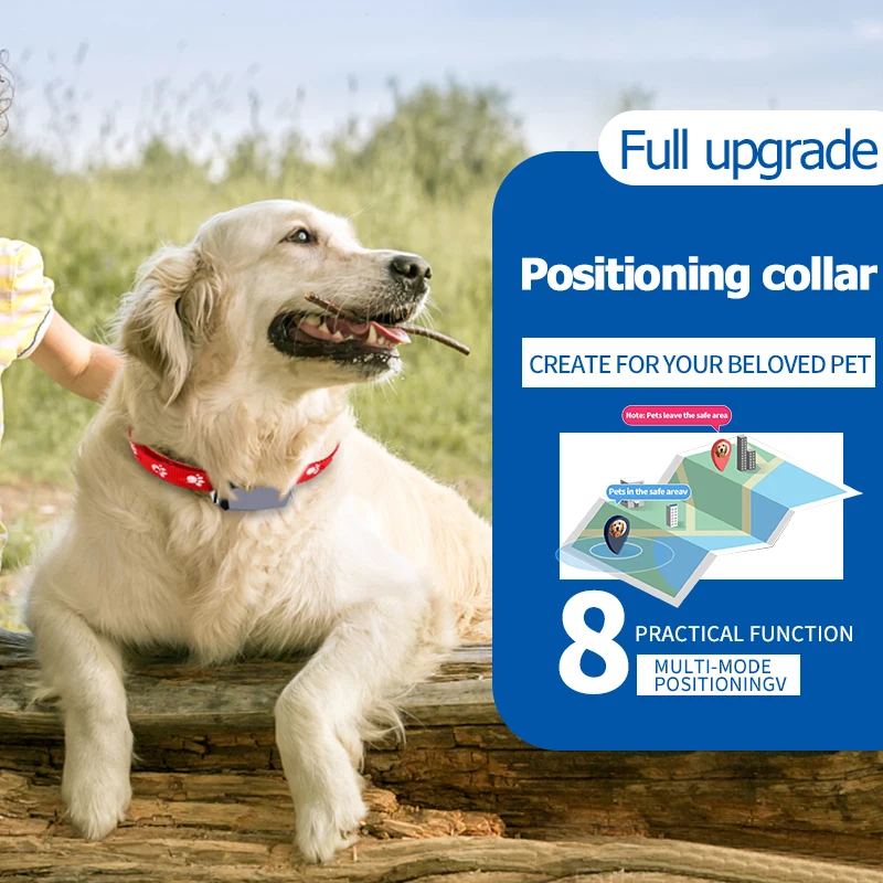 

Smallest Pet GPS AGPS LBS wifi Tracking Tracker Collar For Dog Cat Geo-Fence Track Device fee app
