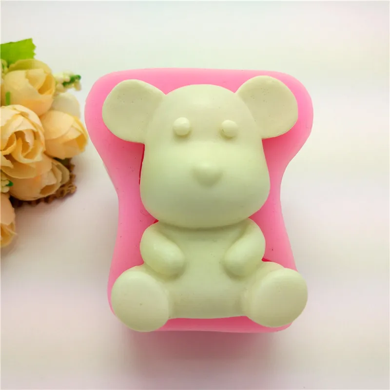 Cute Bear Silicone Molds 3d Fondant Mold Cake Decoration tool Baking Border LH22 | Дом и сад