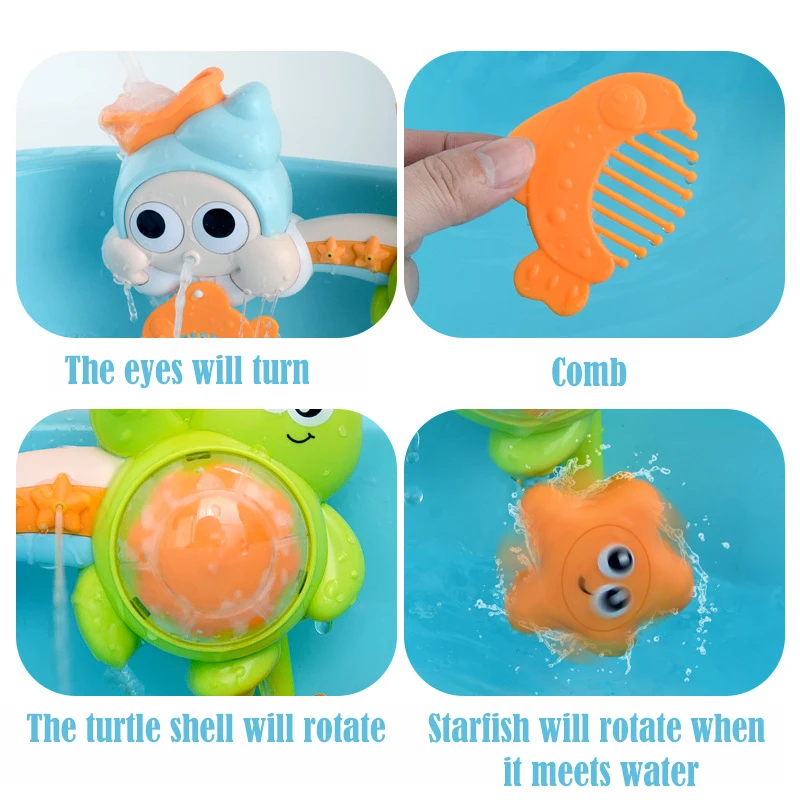 Игрушки для ванны малышей инструмент распыления воды игрушки ванной и душа