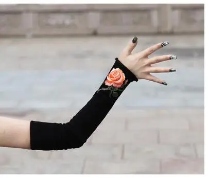 Новый Этнический ветрозащитный шерстяной вязаный плотный теплый рукав для рук