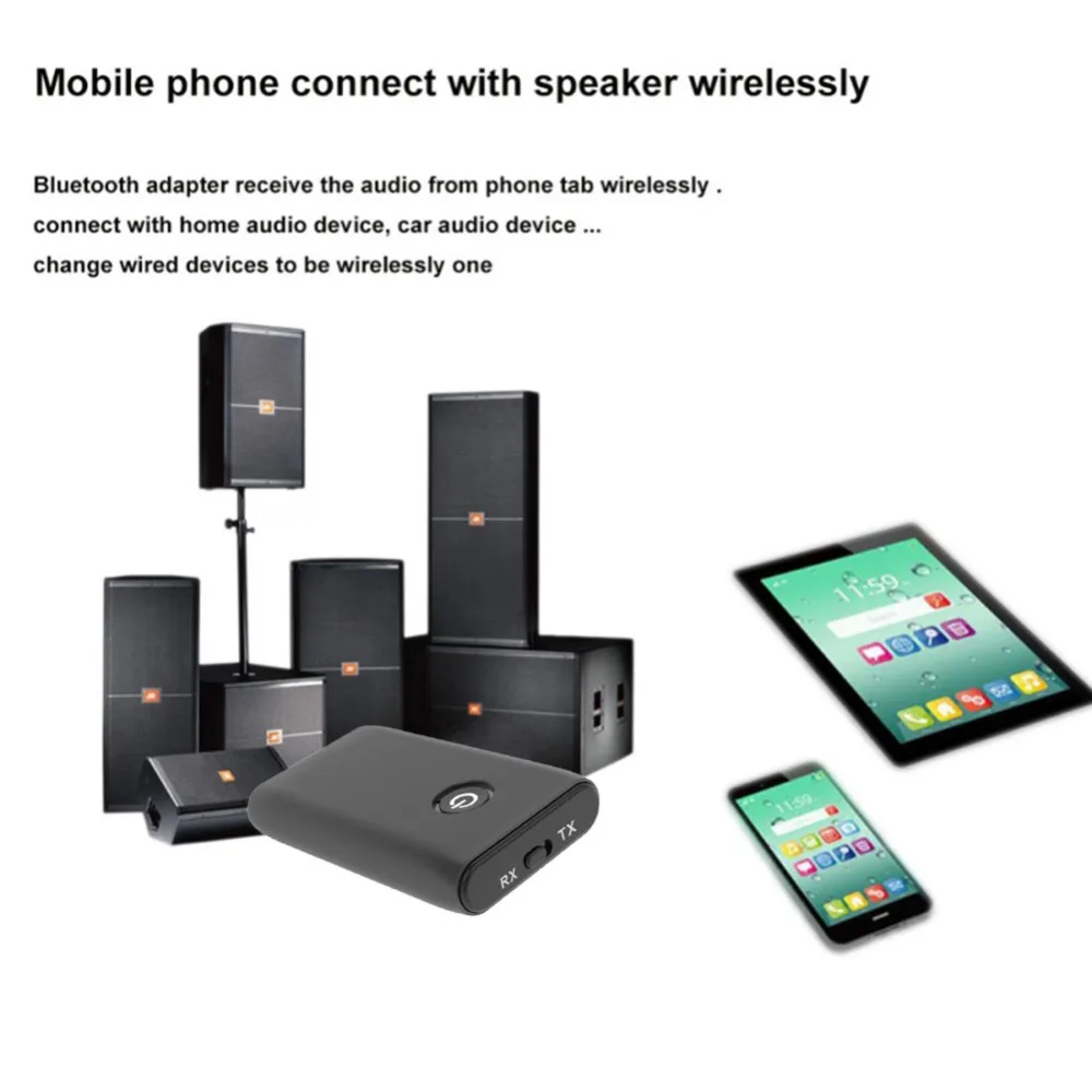 2 в 1 беспроводной Bluetooth 4,0 приемник передатчик 3,5 мм аудио беспроводной адаптер для ПК смартфон Bluetooth приемник передатчик