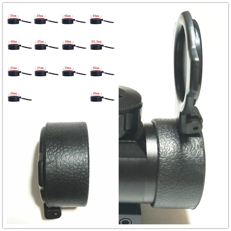 Новое поступление черная крышка для прицела Винтовки 1 шт. быстрооткидная