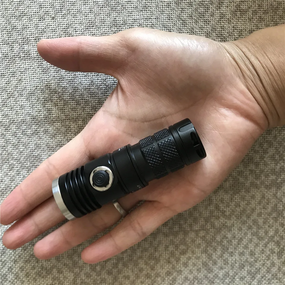 Высокопроизводительный Skilhunt DS10 CR123 Cree светодиодный EDC фонарик DS15 14500 AA фонари с магнитом на хвостовой части стенд