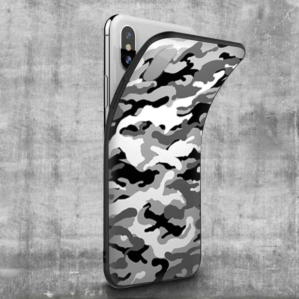 Камуфляжный армейский чехол Lavaza в стиле милитари для iPhone 12 mini 11 Pro XS Max XR X 8 7 6 6S Plus 5
