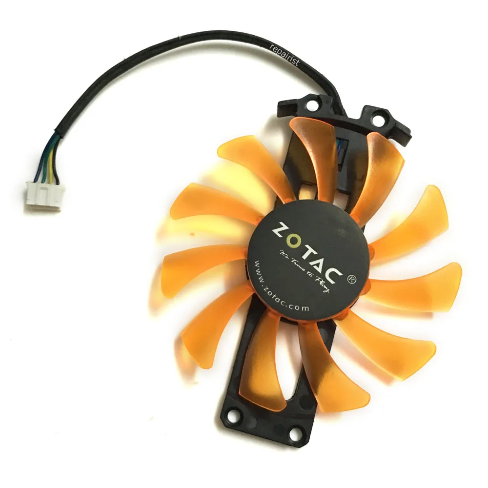 Кулер для видеокарты ZOTAC GTX 980 4GD5 охлаждение 4 контакта 75 мм GTX980 VGA|Кулеры и системы