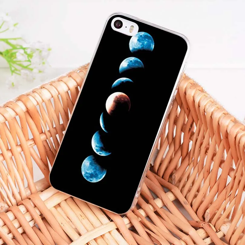 Модный мягкий чехол MaiYaCa с изображением затмения космоса и Луны для iPhone 8 7 6 6S Plus X XS