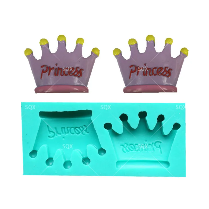 3D Корона принцесса помадка торт выпечки формы форма силикон украшения