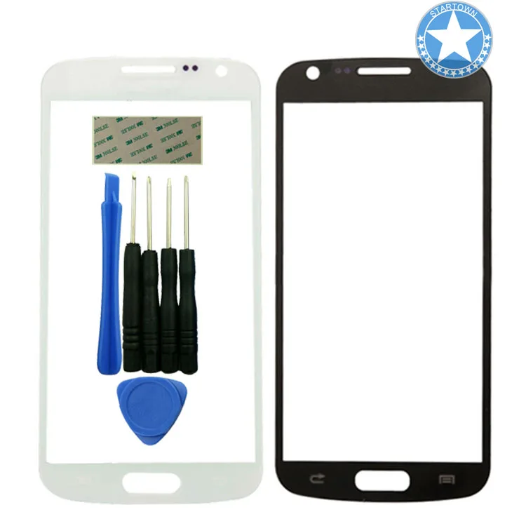 Высокое качество Белый Передний экран Внешний стеклянный объектив для Samsung Galaxy