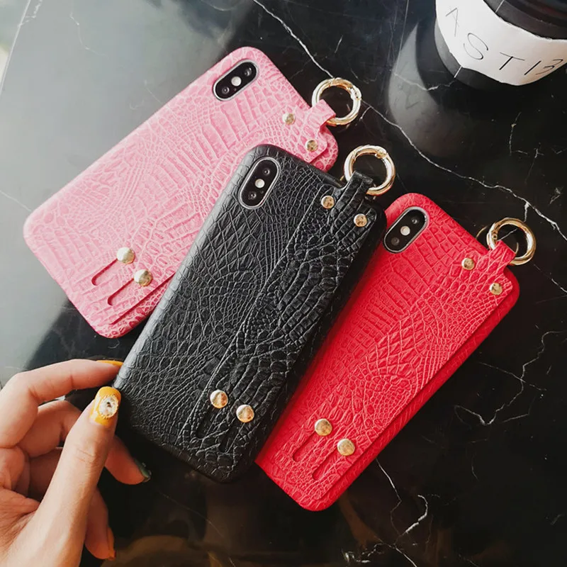 Винтажный чехол из искусственной кожи с крокодиловым узором и змеиным для iPhone 11
