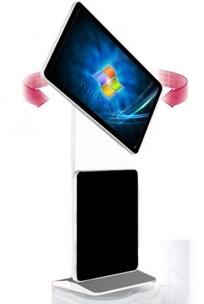 Android Версия сенсорный экран 4" ротационный Напольный Торшер направляющий плеер/цифровая вывеска DIY дисплей ПК