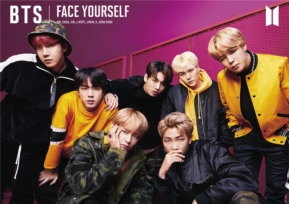 Коричневый Kpop плакаты высокой четкости настенные принты яркие цвета украшения дома глянцевая бумага - Цвет: Коричневый
