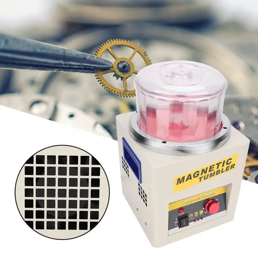 Магнитный Массажер для ювелирных изделий Pro 2000 об/мин полировальный станок