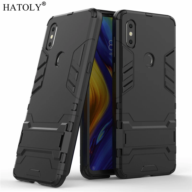 Чехол HATOLY для Xiaomi Mi MIX 3 чехол Mix силиконовый резиновый твердый накладка с роботом 6