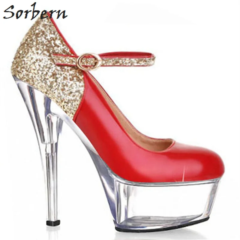 

Sorbern Ankle Boots For Women Clear 15/20CM Heels Platform For Ladies Party Shoes Boots Women Boots Thigh High Boot Shoes
