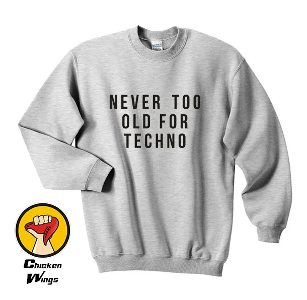 Футболка с принтом Never Too старая для мужчин черная футболка графическим