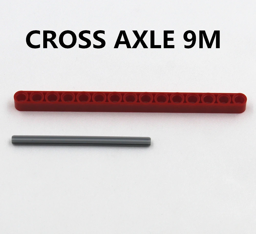 Строительные блоки россыпью технические запчасти 10 шт. 9 м поперечная ось