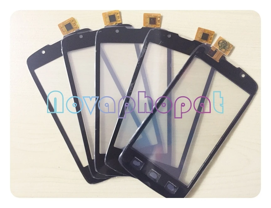 Sensor negro Novaphopat para Fly IQ4490 Digitalizador de pantalla t&aacute;ctil reemplazo de pantalla + seguimiento-1