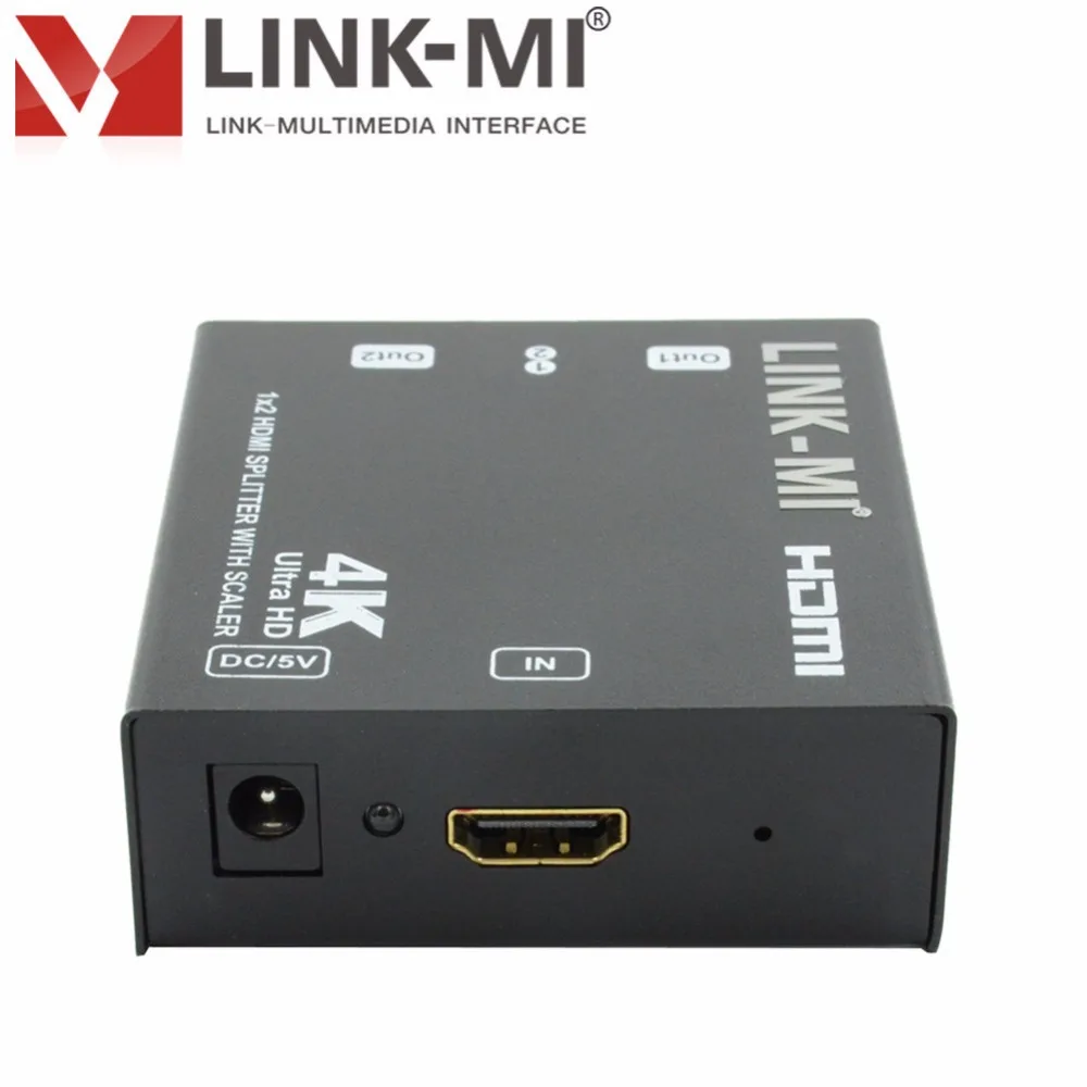 LINK MI LM SC4K2K 142 2 порта HDMI сплиттер 1x2 Ультра HD дисплеи до 4K x 2K 3D видео DTS мастер аудио