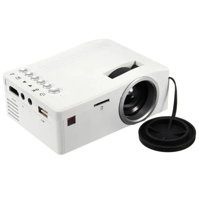 HIPERDEAL проектор Android 48LUX 1080P HD светодиодный домашний мультимедийный кинотеатр USB tv VGA SD HDMI Мини проектор Apr25 - Комплект: EU