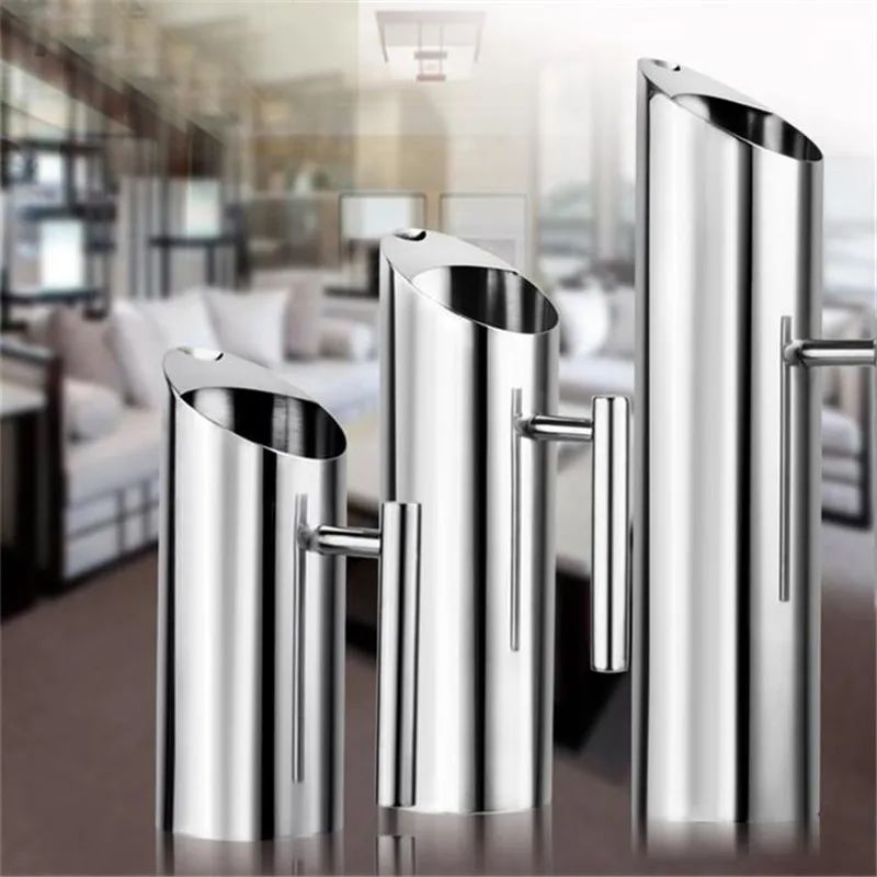 

1L/1.5L/2L Large-Capacity Stainless Steel 304 Kitchen Cold Water Pitchers Kettle My Water Bottle With Handle Coffee&Tea Pot