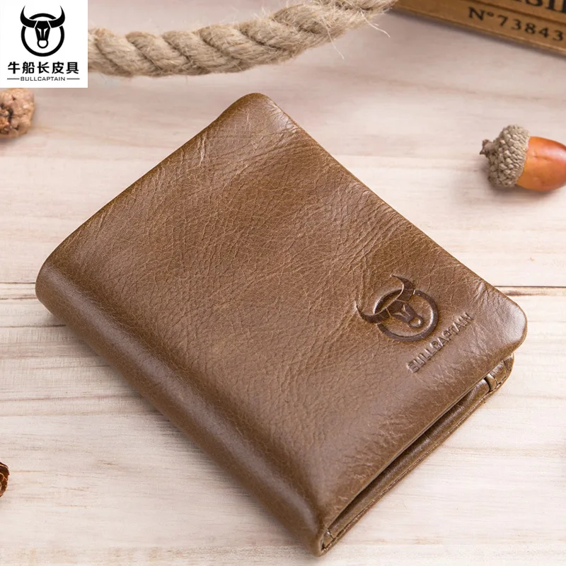 BULLCAPTAIN брендовая кожаная мужская сумка, Повседневная Деловая кожаная мужская сумка на плечо, винтажная мужская сумка через плечо