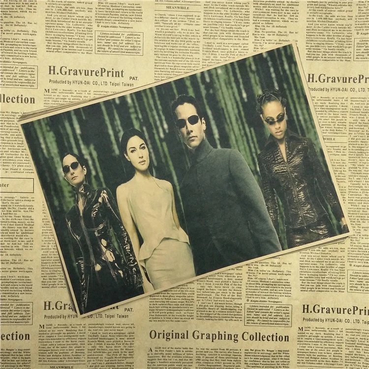 The Matrix ретро постер к фильму художественная бумага для рисования картины