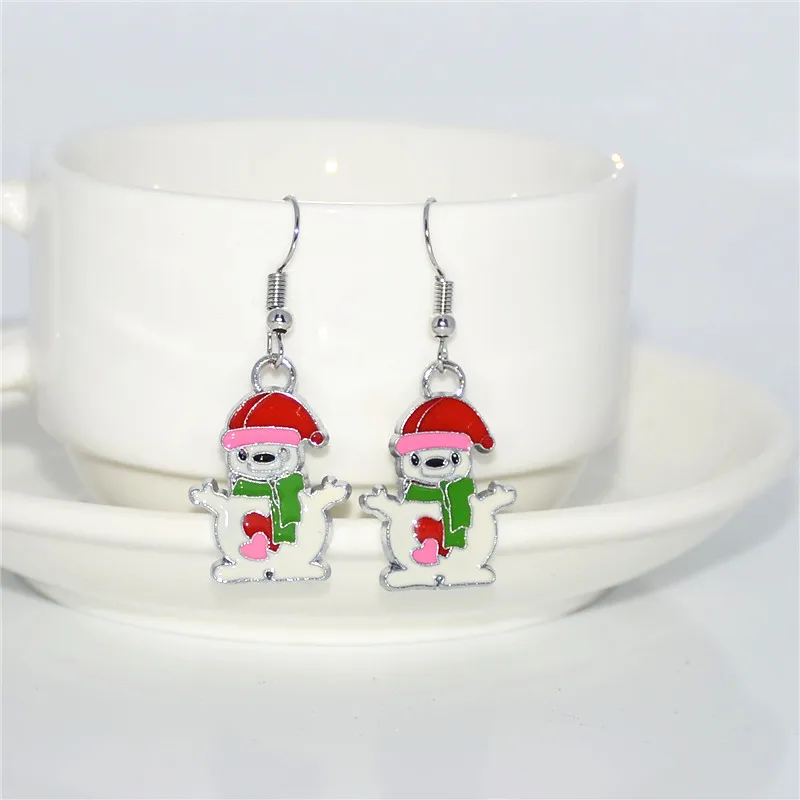 Uodesign New Fashion Women Santa Claus Snowman lovely Tree Bell Christmas Jewelry Earring For Gift | Украшения и аксессуары