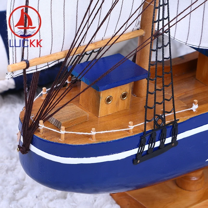Деревянная модель корабля LUCKK 80 см для самостоятельной сборки игрушечная