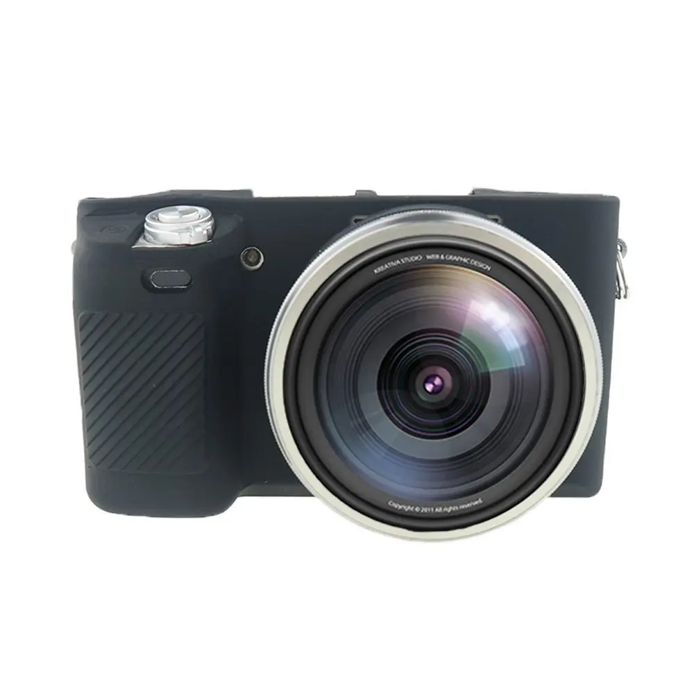 Силиконовая кожа брони чехол корпус протектор для Canon EOS RP/sony A6400 только цифровая камера