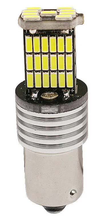 1156 BA15S P21W S25 R5W R10W 1141 45SMD светодиодный 4014 автомобильный индикатор заднего хода и
