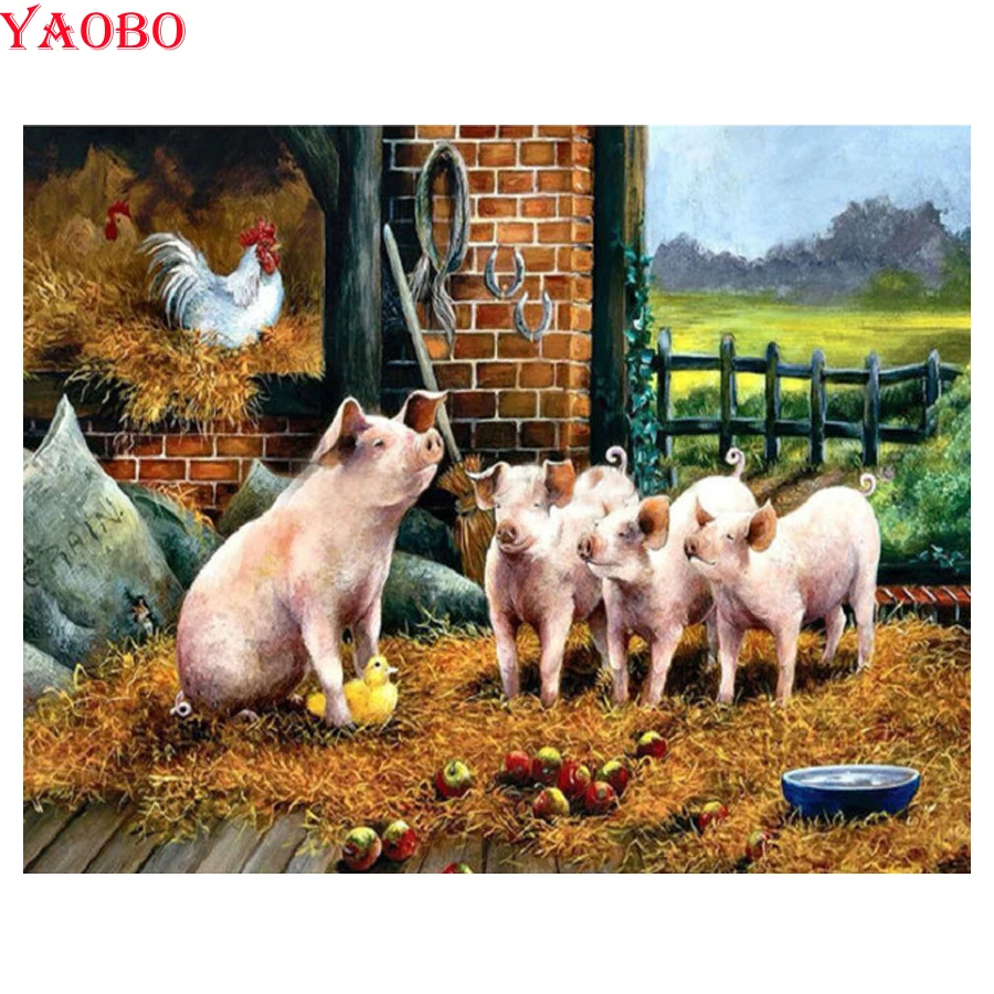 

Алмазная вышивка, распродажа, полностью квадратное круглое сверло, декор из смолы, домашняя мозаика, картина с животными, 5D, сделай сам, алма...
