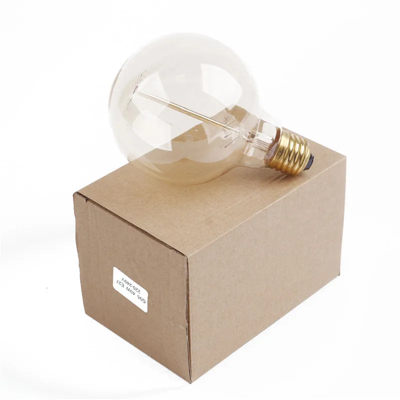 

Hot selling LED Bulb G95 Edison Bulb 220V E27 Incandescent Bulbs 300 Lumin warmwhite 40W led light bulb 1PC